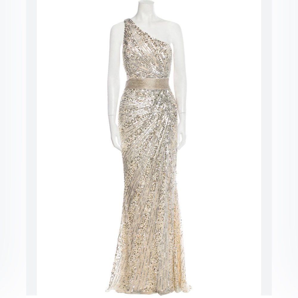 NET Mac Duggal sequence dress